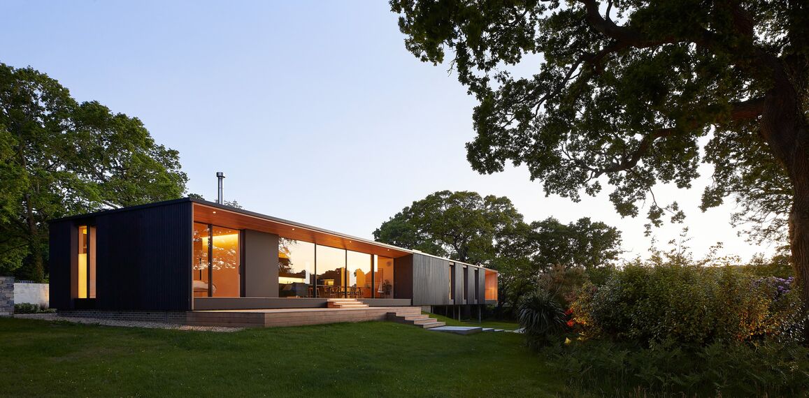 HiFinity Alumínium tolóajtók - House Island Rest található Isle of Wight, Egyesült Királyság