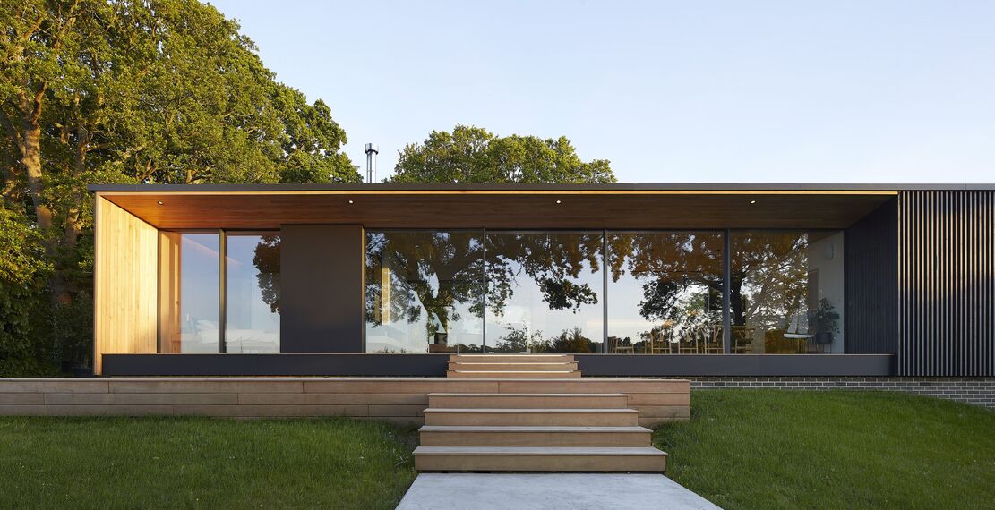HiFinity Alumínium tolóajtók - House Island Rest található Isle of Wight, Egyesült Királyság