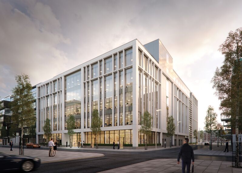 CS 86-HI (c) Törölt rendszerek és CW 50-SC Alumínium függönyfalak - Hanover Quay #5 található Dublin, Írország