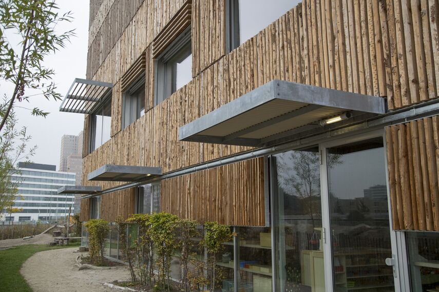 CS 38-SL Törölt rendszerek és SlimLine 38 Alumínium ablakok - Boarding school Children's Campus Zuidas található Amsterdam, Hollandia