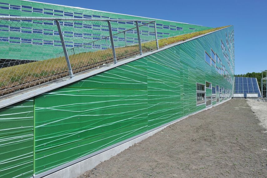 ConceptWall 50 Alumínium függönyfalak, EcoSystem 50 Alumínium ablakok és EcoSystem 50 Alumínium ajtók - College/University Centre for Life Sciences található Groningen, Hollandia
