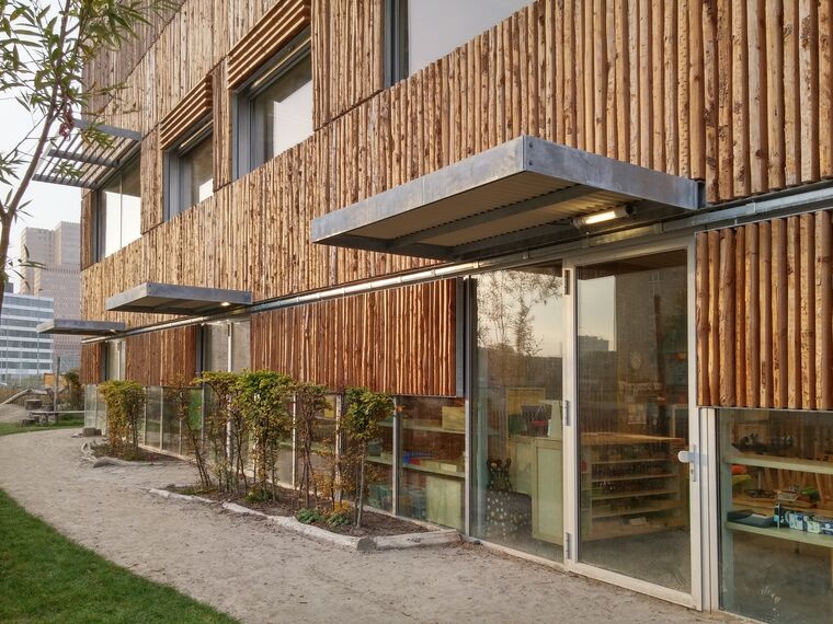 CS 38-SL Törölt rendszerek és SlimLine 38 Alumínium ablakok - Boarding school Children's Campus Zuidas található Amsterdam, Hollandia