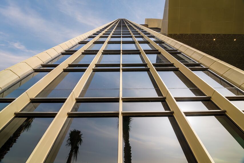 CP 96 Alumínium tolóajtók és CS 77 Fire Proof Alumínium ajtók - Four Seasons Hotel található Manama, Bahrein