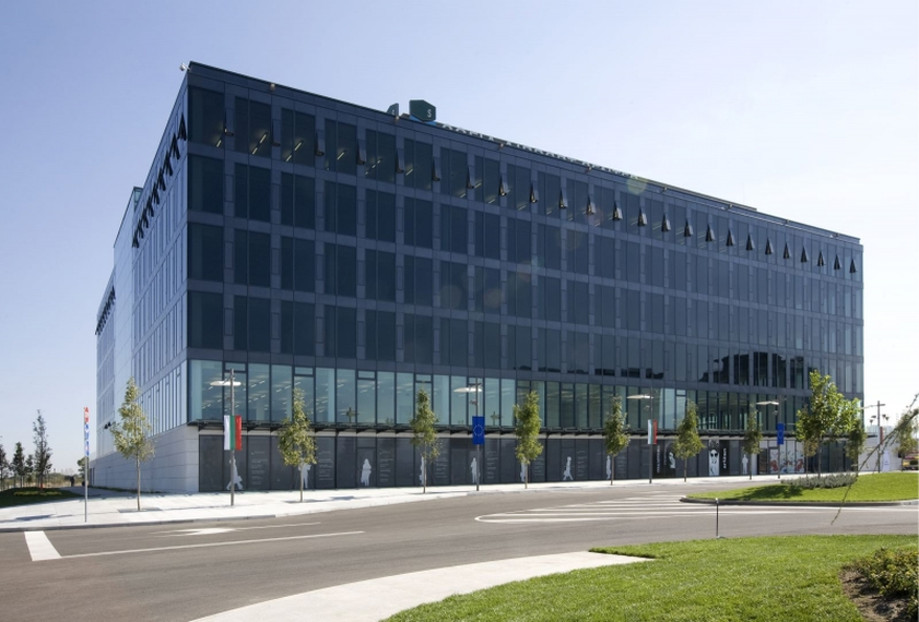 ConceptWall 86 Alumínium függönyfalak - Sofia Airport Centre található Sofia, Bulgária