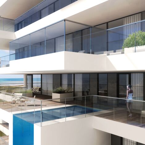 ConceptSystem 77 Alumínium ablakok és ConceptWall 50 Alumínium függönyfalak - Baelskaai 12 (Oosteroever) található Oostende, Belgium