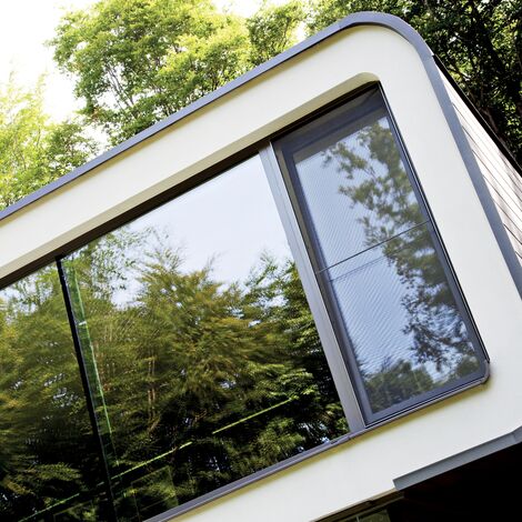 ConceptSystem 77 Alumínium ablakok, ConceptSystem 77 Alumínium ajtók, ConceptWall 50 Alumínium függönyfalak, CS 86-HI (c) Törölt rendszerek és CP 50 Alumínium tolóajtók - Van Acker Sissau villa található Loppem, Belgium