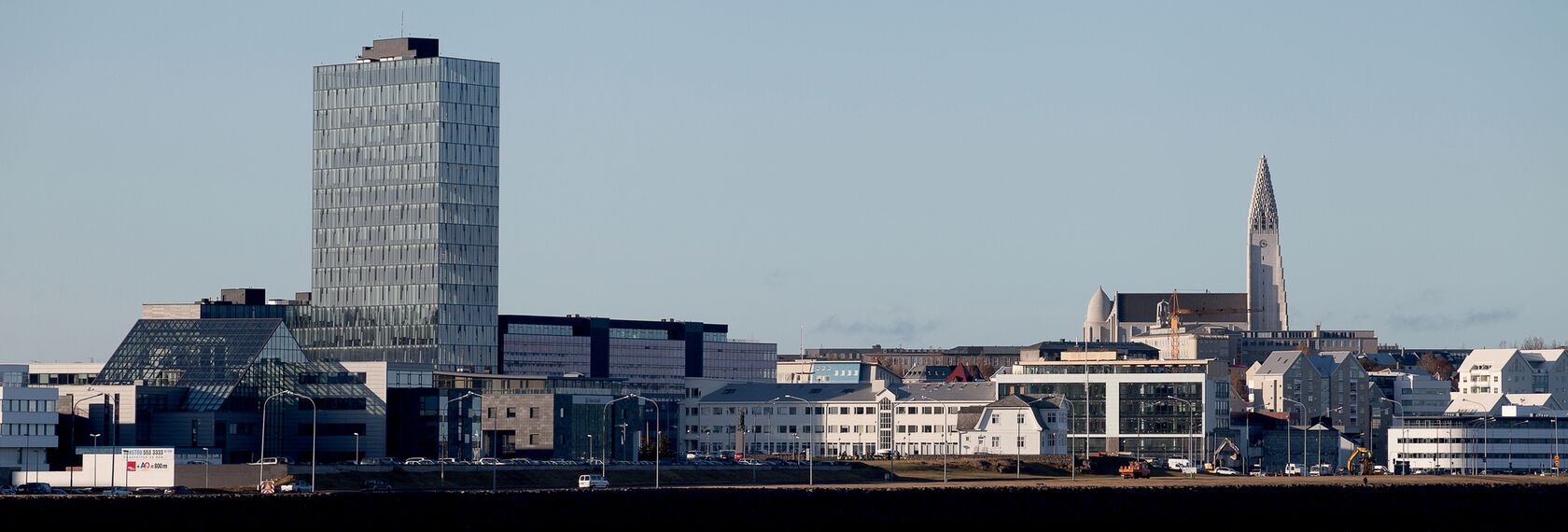 ConceptWall 86 Alumínium függönyfalak - Office building Höfdatorg található Reykjavik, Izland