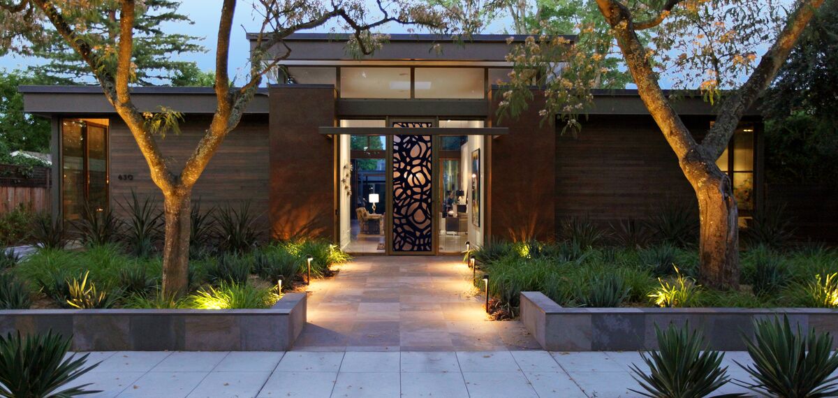 ConceptSystem 68 Alumínium ablakok, ConceptFolding 77 Alumínium tolóajtók és ConceptSystem 68 Alumínium ajtók - Villa Modern Prairie House található Sonoma Wine Country, Amerikai Egyesült Államok