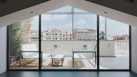 SlimLine 38 Alumínium ablakok és ConceptSystem 77 Alumínium ablakok - Office building Office building Roma található Rome, Olaszország