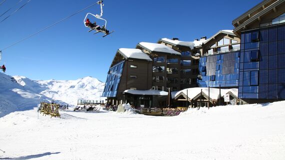 CW 60-Solar Alumínium függönyfalak - Hotel Altapura található Val Thorens, Franciaország